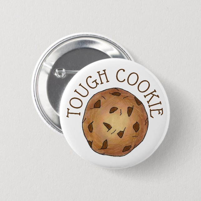 COOKIE Chocolate Chip Baker Feinschmecker Dessert Button (Vorne & Hinten)