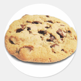 Cookie Chocolate Classic Round Aufkleber