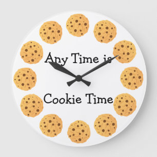 Cookie Clock Große Wanduhr