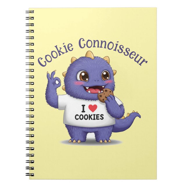 Cookie Connoisseur Notizblock (Vorderseite)