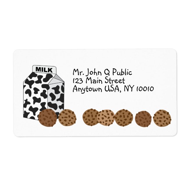 Cookie Cookie Cookie Cookie Avery Label (Vorne)