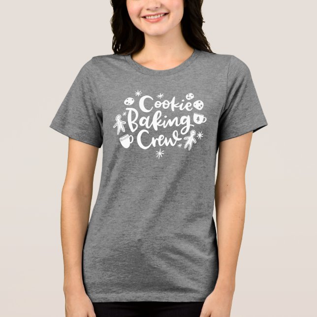 Cookie-Crew Grafisches T-Shirt Tri-Blend Shirt (Vorderseite)