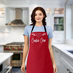 Cookie Crew Herzstück Feiertag Weihnachten Weihnac Schürze