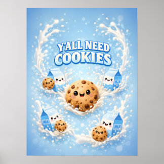 Cookie Cute Kawaii Süße Stimmung Poster