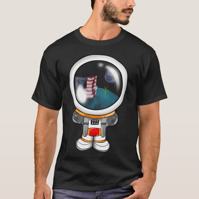 Cookie Cutter Astronaut T-Shirt (Vorderseite)