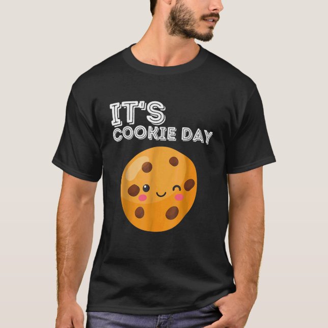 "Cookie Day National Schokolade Chip Minute Lazy" T-Shirt (Vorderseite)