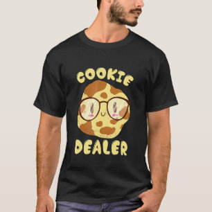 Cookie Dealer Bäckerei Schokolade Chips Brille Bak T-Shirt