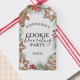Cookie-Dekorationsparty Geschenkanhänger