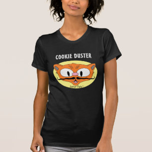 COOKIE DUSTER Mustache Spaß Cartoon Katze T-Shirt