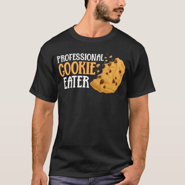 Cookie Eater Feinschmecker Biscuit Lover T-Shirt (Vorderseite)