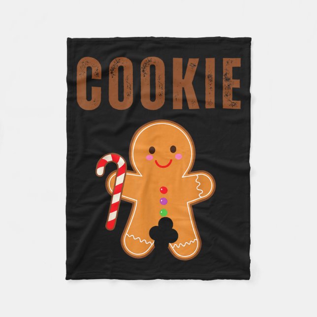 Cookie Eater Funny Christmas Couples Matching  Fleecedecke (Vorderseite)