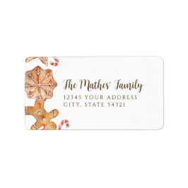 Cookie Exchange-Feier Adressaufkleber