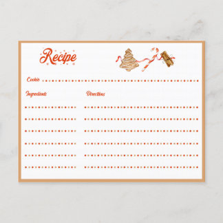 Cookie Exchange Feiertagspostkarte