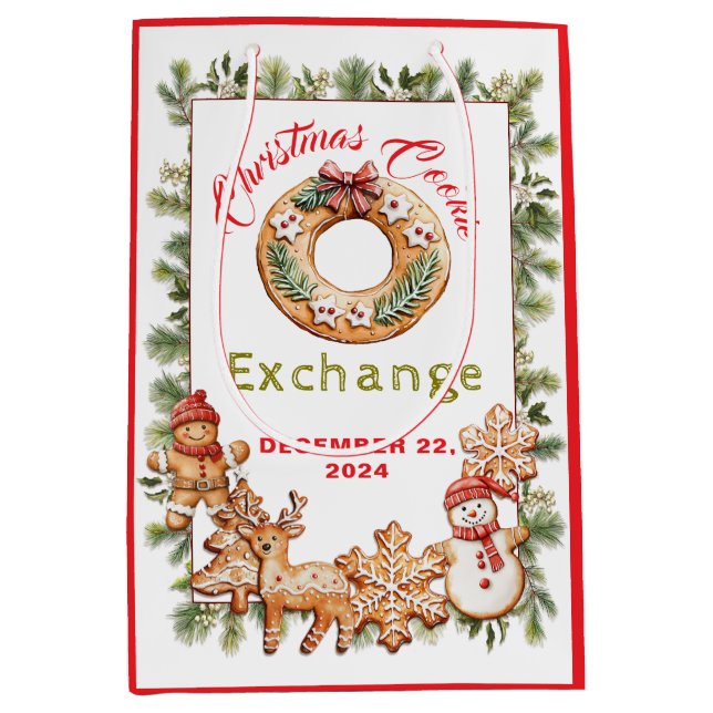 Cookie Exchange Mittlere Geschenktüte (Vorderseite)