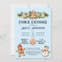 Cookie Exchange-Party Einladung