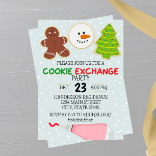 Cookie Exchange-Party Einladung