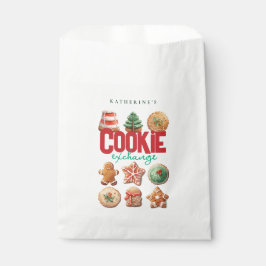 Cookie Exchange Red Green Weihnachtsfeier Geschenktütchen