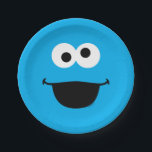 Cookie Face Art Pappteller<br><div class="desc">Raten Sie mal,  wer? Es ist Cookie Monster Gesichtskunst! Dieser Artikel wird für 2 Jahre empfohlen. © 2014 Sesame Workshop. www.sesamestreet.org</div>