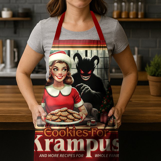 Cookie For Krampus Merry Krampus Christmas Horror Schürze (Von Creator hochgeladen)