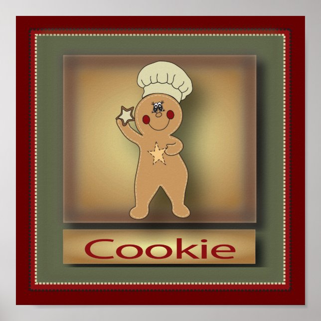 Cookie Gingerbread Man | Original Poster (Vorne)