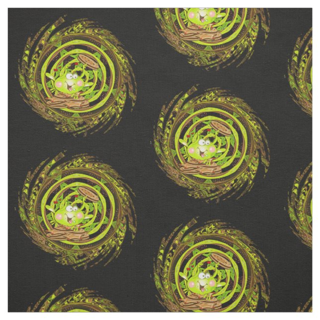 Cookie Hoppy Frog Stoff (Muster)