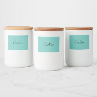 Cookie Jar Labels Lebensmitteletikett