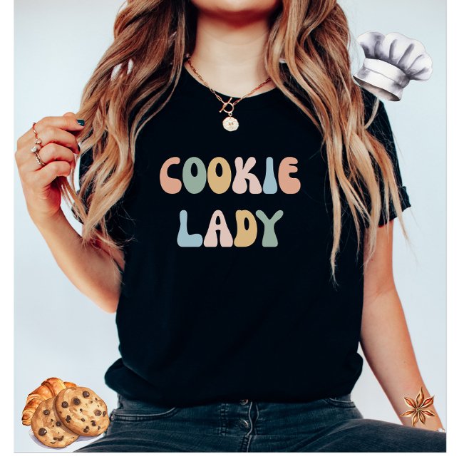 Cookie Lady Colorful Women's T - Shirt (Von Creator hochgeladen)