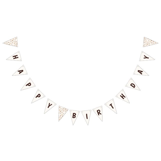 Cookie & Maus Kinder Party Jagdfahnen Wimpelkette (Alle)