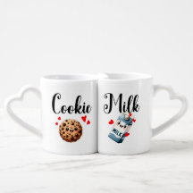 Cookie, Milch, romantische Tasse für Paare, Niedli