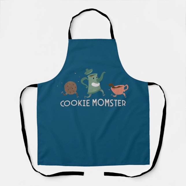 Cookie Momster Schürze (Vorderseite)