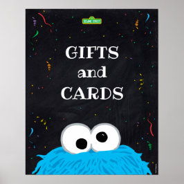 Cookie Monster | 1. Geburtstagsgeschenke & Karten Poster