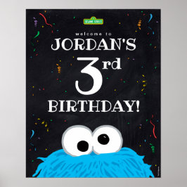 Cookie Monster | 3. Geburtstag Poster