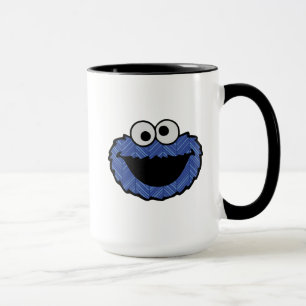 Cookie Monster   80er Jahre Retrostyle Tasse
