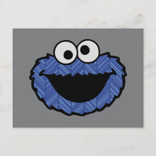 Cookie Monster 80er-Rückschlag Postkarte