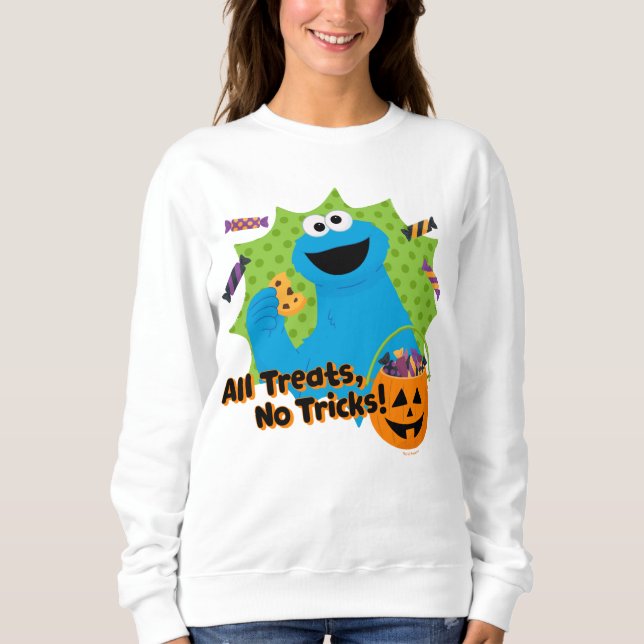 Cookie Monster | Alle Leckereien, keine Tricks! Sweatshirt (Vorderseite)