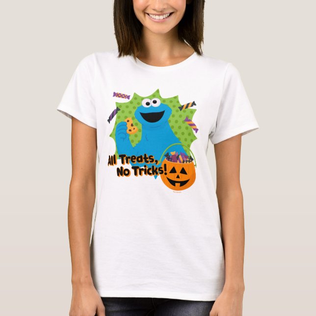 Cookie Monster | Alle Leckereien, keine Tricks! T-Shirt (Vorderseite)