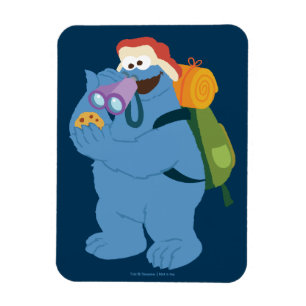 Cookie Monster auf der Suche nach Cookies Magnet