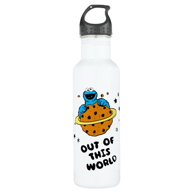 Cookie Monster | Aus dieser Welt Edelstahlflasche (Vorderseite)