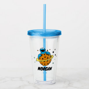 Cookie Monster   Aus dieser Welt   Name hinzufügen Acryltrinkbecher
