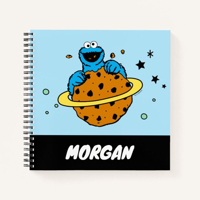 Cookie Monster | Aus dieser Welt | Name hinzufügen Notizbuch (Vorderseite)