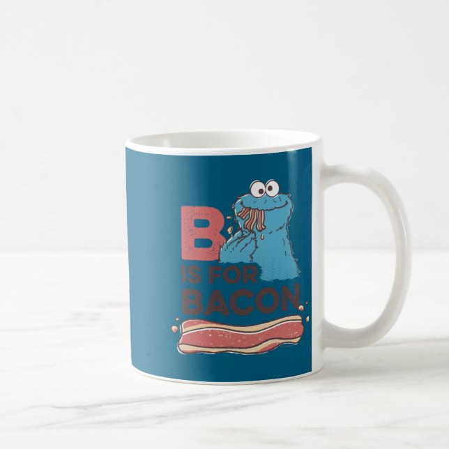 Cookie Monster B Is For Bacon  Kaffeetasse (Rechts)