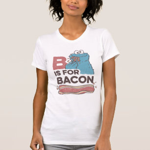 Cookie Monster   B ist für Bacon T-Shirt