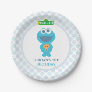 Cookie Monster Baby Geburtstag Pappteller