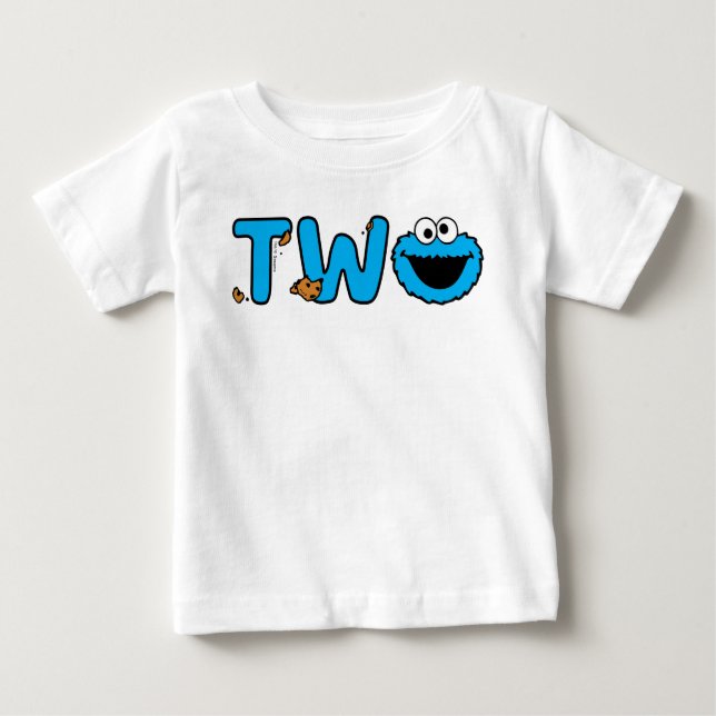Cookie Monster Baby T-shirt (Vorderseite)