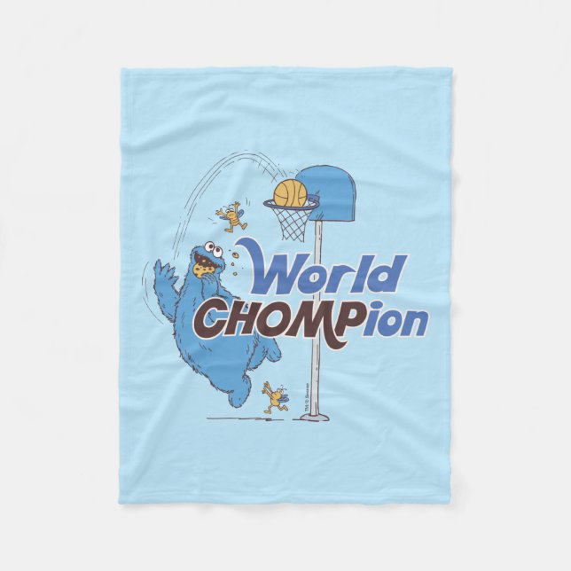 Cookie Monster | Basketballschuhe Fleecedecke (Vorderseite)