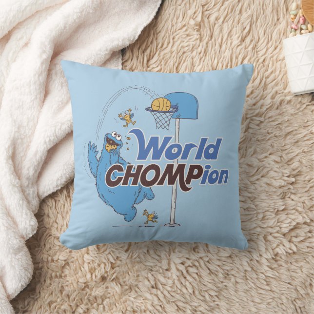 Cookie Monster | Basketballschuhe Kissen (Decke)