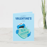 Cookie Monster "Be Mine" Valentine's Heart Candy