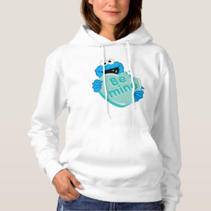 Cookie Monster "Be Mine" Valentinsherz Süßigkeiten Hoodie
