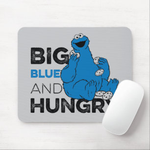 Cookie Monster Big Blue & Hunger Mousepad