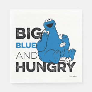Cookie Monster Big Blue & Hunger Serviette